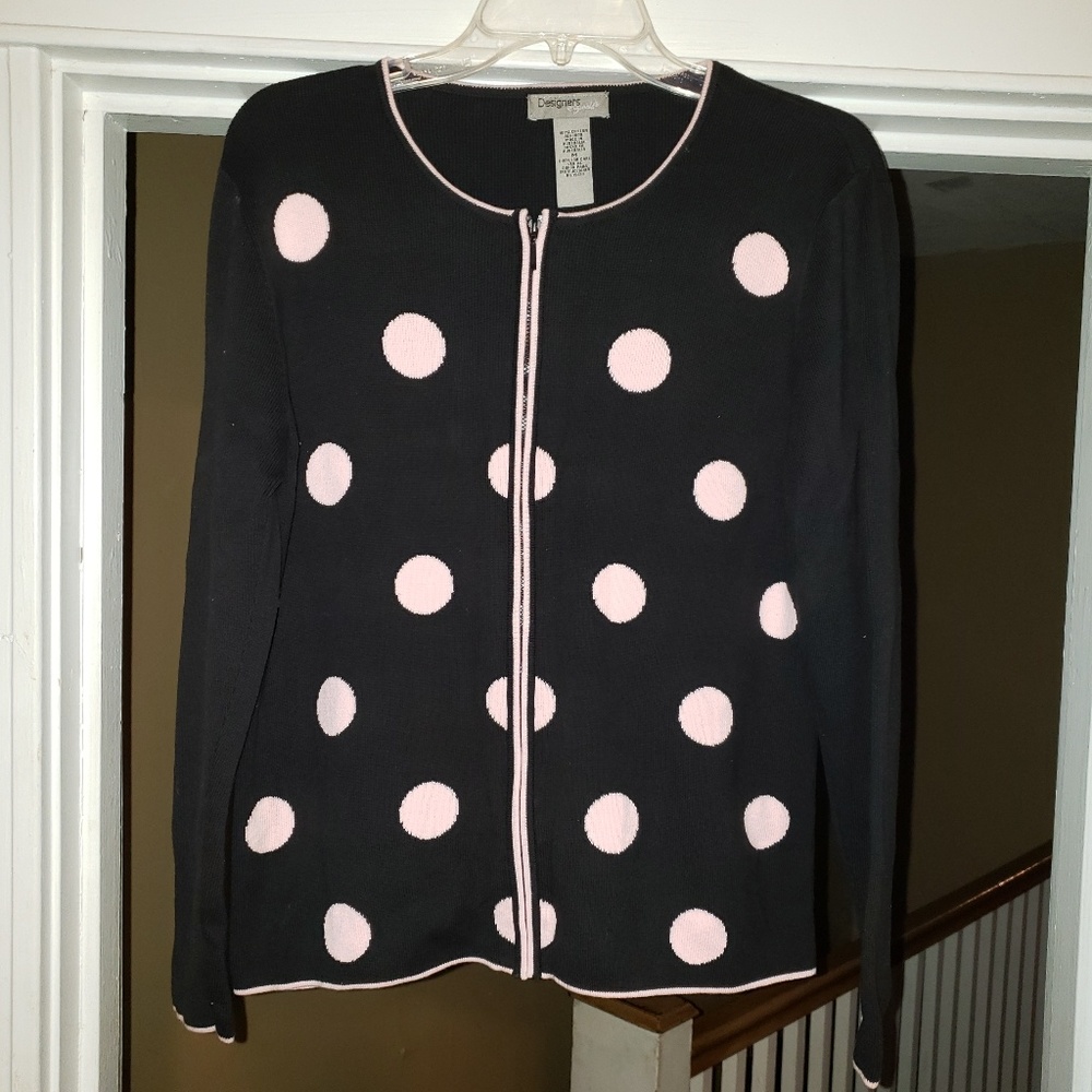 Ladies zip up sweater sz med - Picture 2 of 8
